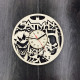 Lautlose Wanduhr "Batman"