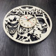 Lautlose Wanduhr "Batman"