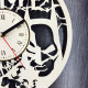 Lautlose Wanduhr "Batman"