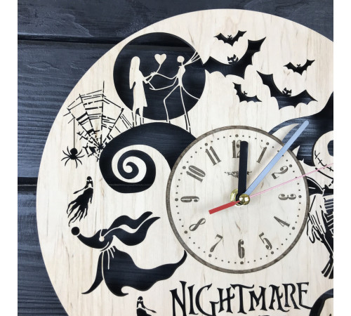 Große Wanduhr „Nightmare before Christmas“