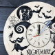 Große Wanduhr „Nightmare before Christmas“