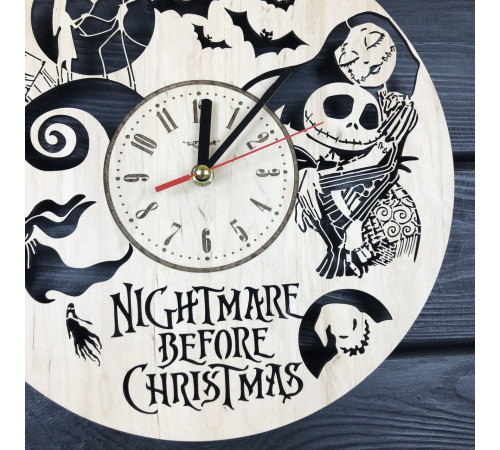 Große Wanduhr „Nightmare before Christmas“