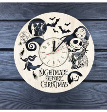 Große Wanduhr „Nightmare before Christmas“