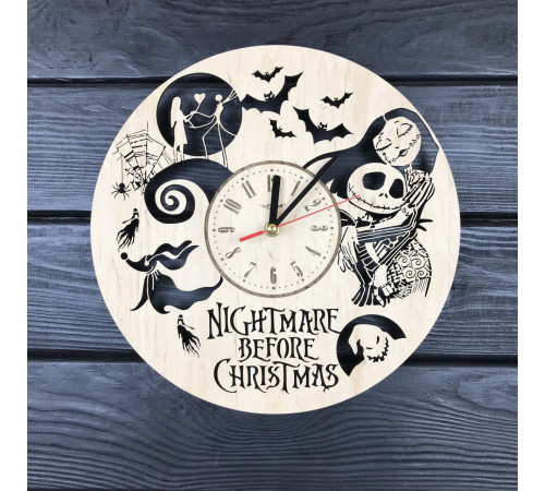 Große Wanduhr „Nightmare before Christmas“