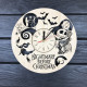 Große Wanduhr „Nightmare before Christmas“