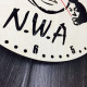 Wanduhr "NW A", Holzzifferblatt.