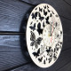 Wall clock on the beach "Flight of Butterflies"