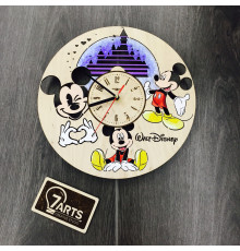 Handmade colorful wall clock 