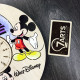 Handmade colorful wall clock "Walt Disney"