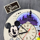 Handmade colorful wall clock "Walt Disney"