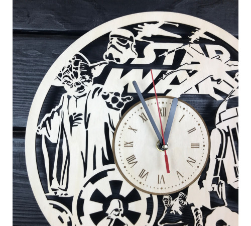 Large wall clock from the shore of "Planet Star Wars"