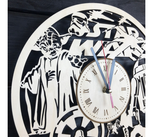 Large wall clock from the shore of "Planet Star Wars"