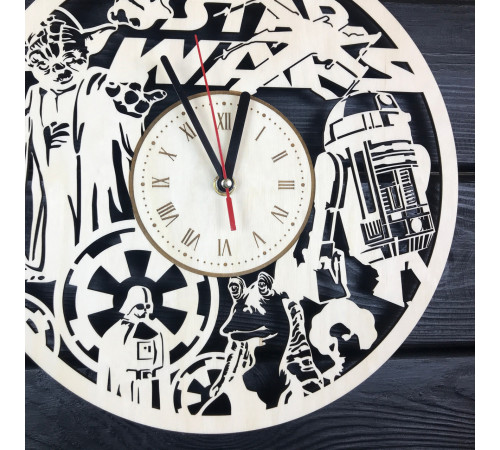 Large wall clock from the shore of "Planet Star Wars"