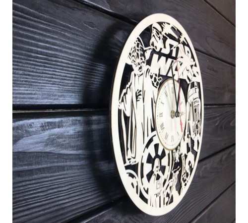 Large wall clock from the shore of "Planet Star Wars"