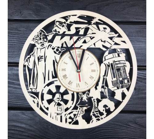 Large wall clock from the shore of "Planet Star Wars"