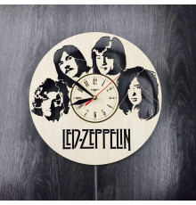 Wooden round art wall clock 