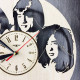 Wooden round art wall clock "Led Zeppelin"
