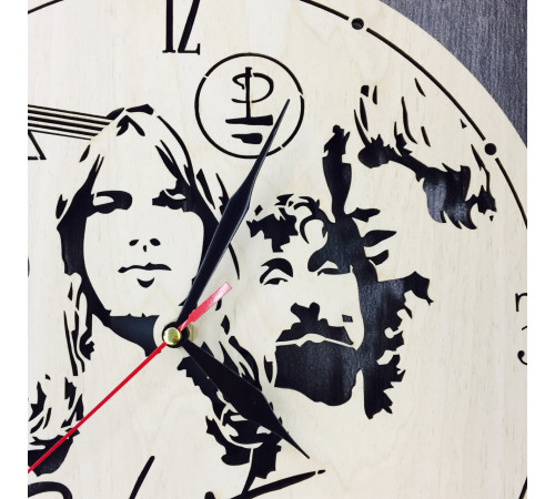 Pink Floyd Silent Wooden Wall Clock