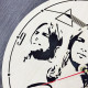 Pink Floyd Silent Wooden Wall Clock