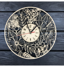 Handmade wooden wall clock 