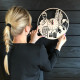 Laser-engraved Doctor Who wall clock