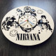 Oryginalny drewniany zegar "Nirvana"