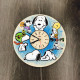 Children's wall clock made of colored wood "Snoopy"