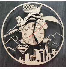 Wooden wall clock 