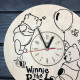 Children's wooden wall clock "Winnie the Pooh"