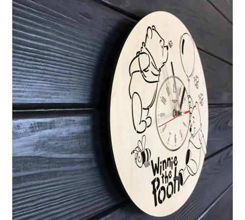 Children's wooden wall clock "Winnie the Pooh"