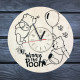 Children's wooden wall clock "Winnie the Pooh"