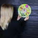 Children's colorful wooden wall clock "Winnie the Pooh"