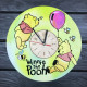 Children's colorful wooden wall clock "Winnie the Pooh"