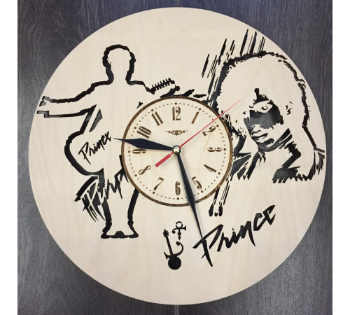 Handmade wall clock "Prince"