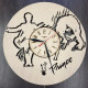 Handmade wall clock "Prince"