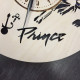 Handmade wall clock "Prince"