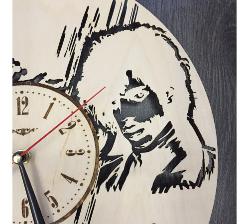 Handmade wall clock "Prince"