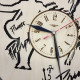 Handmade wall clock "Prince"