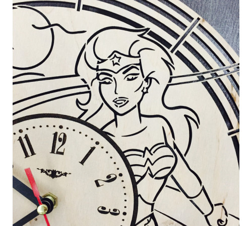Zegar ścienny Wonder Woman Designer