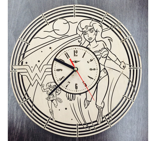 Zegar ścienny Wonder Woman Designer
