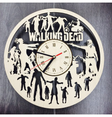 Silent Wooden Wall Clock 