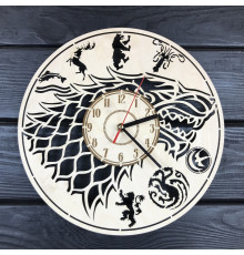 Classic Game of Thrones Wall Clock