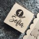 Оригинальная деревянная открытка пожеланий «Цветы»