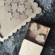 Оригинальная деревянная открытка пожеланий «Цветы»