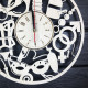 Designer wall clock 18+ "For Two"