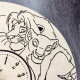 Children's wooden wall clock "The Lion King"