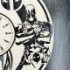 Stylowy młodzieżowy zegar ścienny "Deadpool"