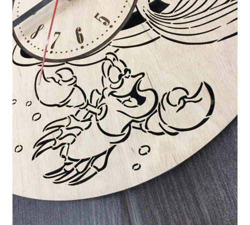 Children's wall clock "The Little Mermaid"