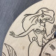 Children's wall clock "The Little Mermaid"