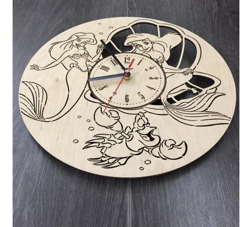 Children's wall clock "The Little Mermaid"